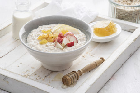 Nectarine porridge