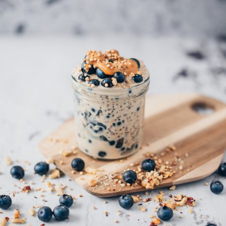 salted caramel overnight oats