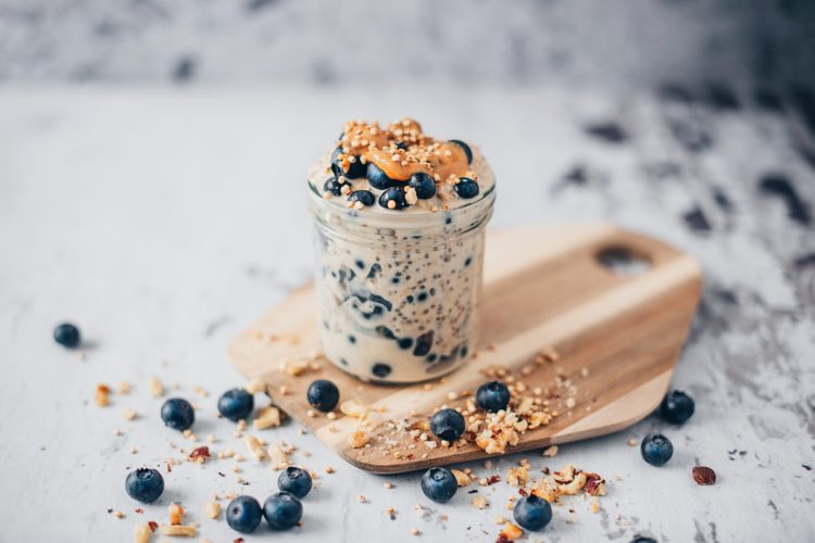 salted caramel overnight oats