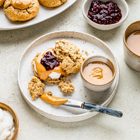 Peanut butter scones