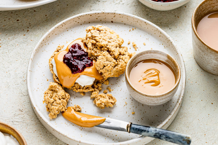 Peanut butter scones