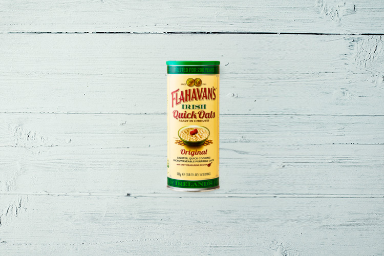 Flahavans Quick Irish Oats tin
